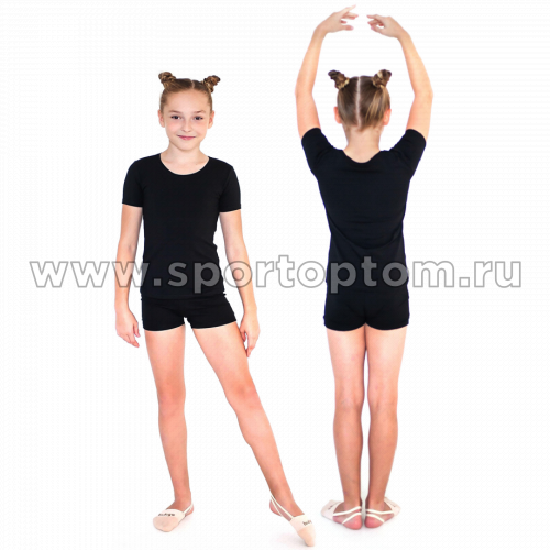 Шорты гимнастические детские  INDIGO  SM-127 36 Черный