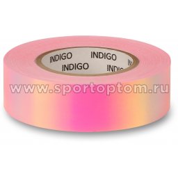 Обмотка для обруча с подкладкой INDIGO зеркальная RAINBOW Розово-фиолетовый (1)
