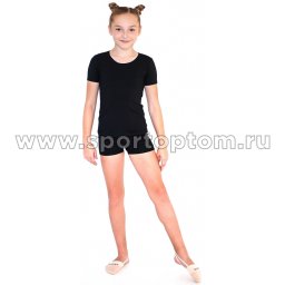Шорты гимнастические детские  INDIGO SM-127 Черный (1)