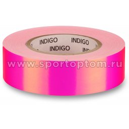 Обмотка для обруча с подкладкой INDIGO зеркальная RAINBOW Розово-фиолетовый (2)