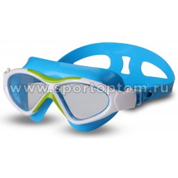 Очки (полумаска) для плавания детские INDIGO CARP GL2J-7 Бело-голубой