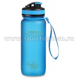 Бутылка для воды с сеточкой и мерной шкалой UZSPACE тритан 3030 Синий